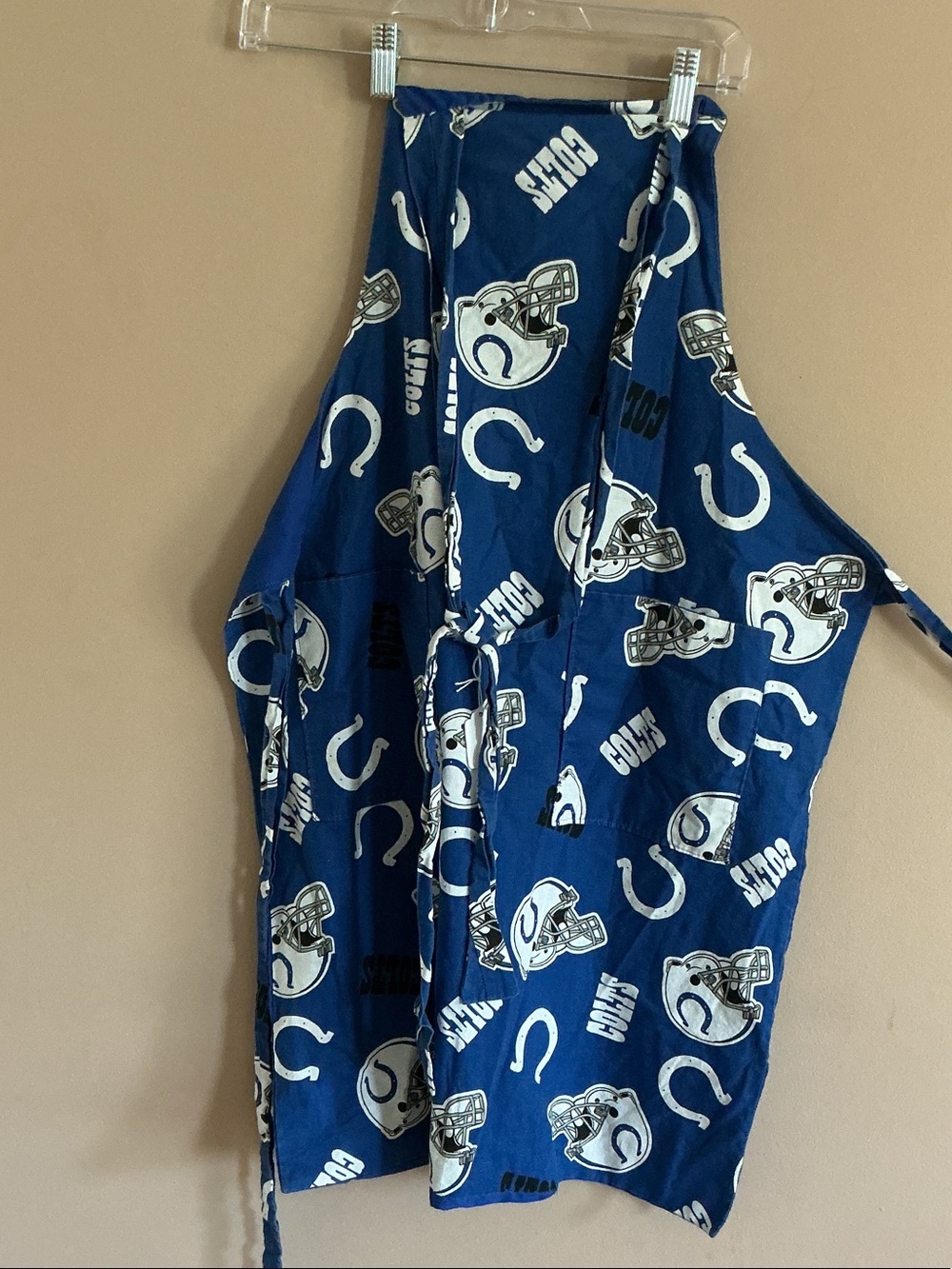 Indianapolis Colts Blue Graphic Apron